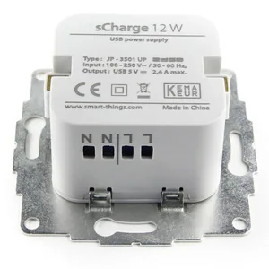 Virtalähde smart things sCharge uppoasennus - VIRTALÄHDE SCHARGE UPPOAS. 230V, 12W, USB-C