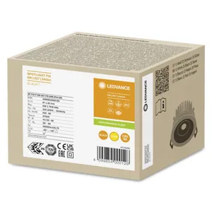 Alasvalo Ledvance Spot - ALASVALO LEDVANCE SP FIX IP44 8W/927 DIM BK