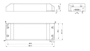 Elektroninen liitäntälaite Saas Black Box - ELEKTRON LIITÄNTÄLAITE SAAS STRIP DRIVER 100W 24V DIM