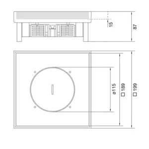 Lattiarasia Hager Electraplan.VE-EE Q06 RST - LATTIARASIA ELECTRAPLAN.VE-EE Q06 RST 200X200 KP 15MM 20KN
