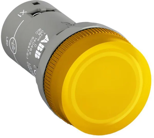 Merkkivalokaluste LED ABB KELTAINEN, 12V DC