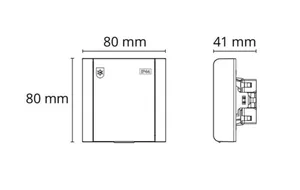 Pistorasia SG Install uppoasennus - PISTORASIA INSTALL 1S/16A/IP44 UPJ MUS