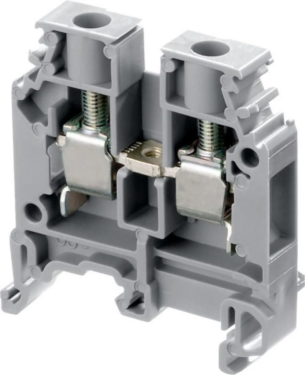 Riviliitin TE / ABB Entrelec -liittimet 8MM, JOHTO:6MM2, 1+1 LÄPISYÖTT