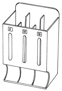 Sulatekotelo OptiLine TEB - SULAKEKOTELO THORSMAN TEB TULPPASULAKKEILLE 3x5kpl