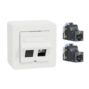 Datarasia Actassi Schneider Electric Exxact 2x S1 CAT6 - TELERASIA EXXACT DATARASIA PINTA 2X S1 CAT6 UTP