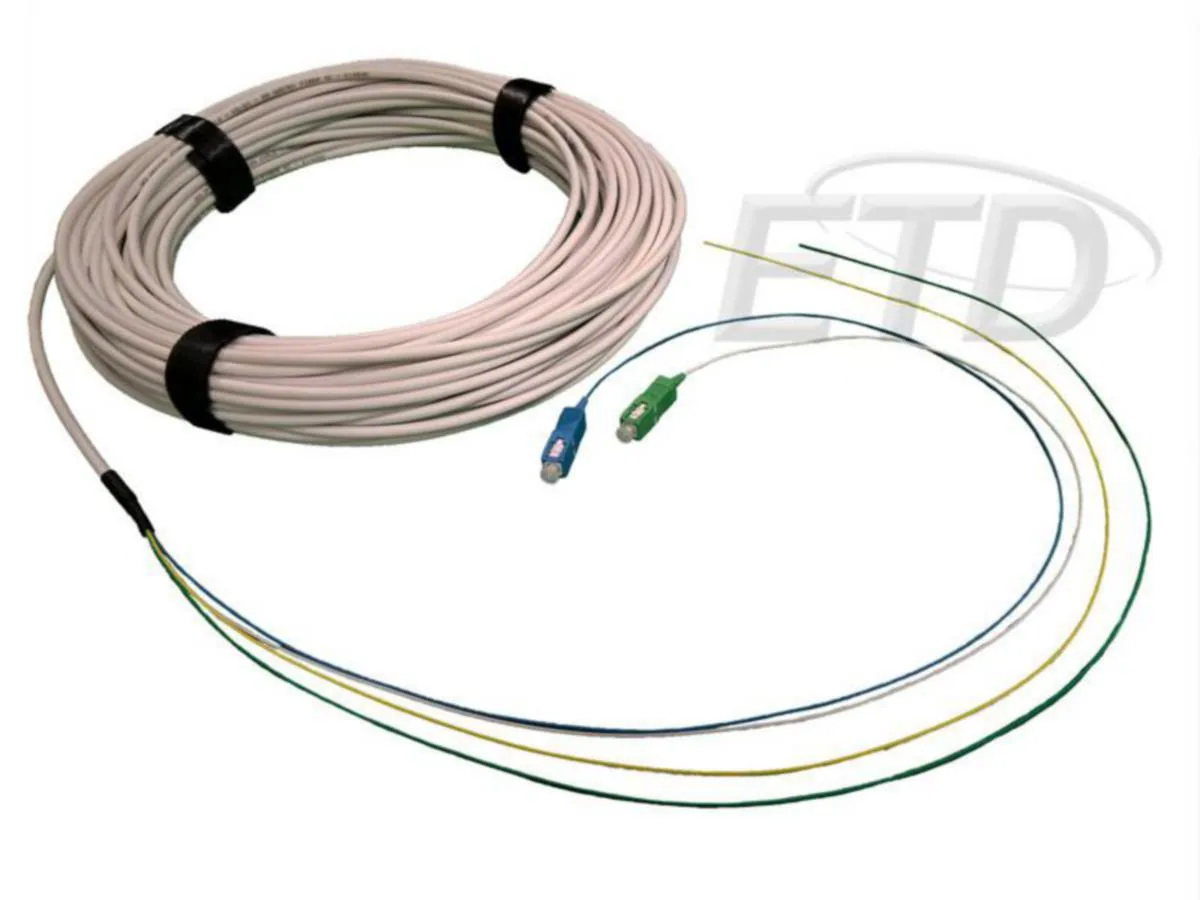 Häntäkaapeli ETD, FTMSU 4F SC/UPC+SC/APC - 10M