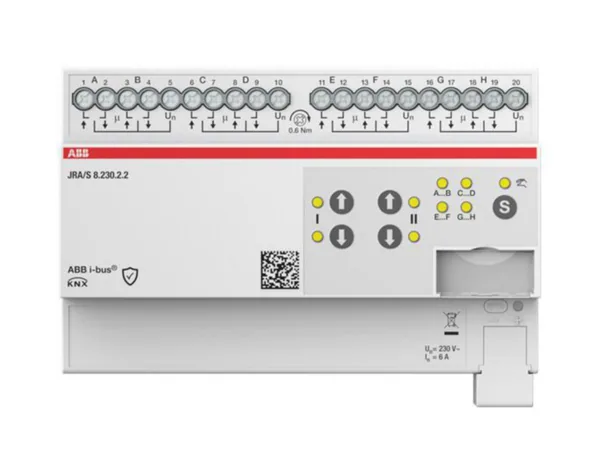 Lähtöyksikkö verho KNX ABB VERHOLÄHTÖ 8X6A 230VAC