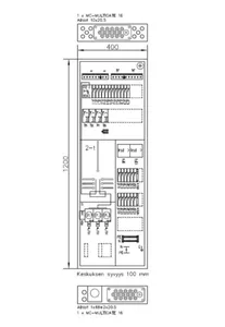 Mittauskeskus uppo/pinta UTU boxer - MITTAUSKESKUS UPPO/PINTA BOXER BOXER3828J2T-1200 50A IP30 FE