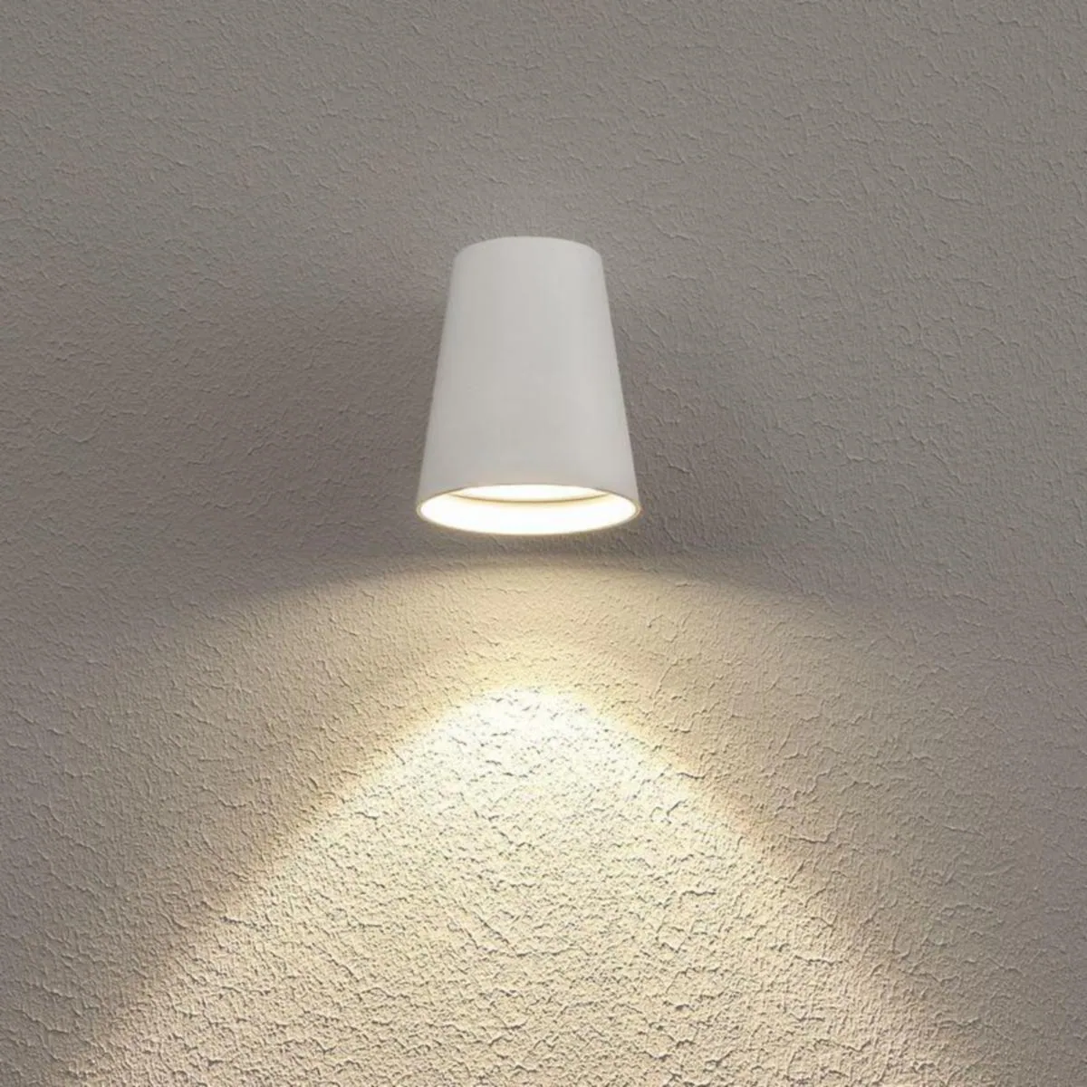 Seinävalaisin ulko Hide-a-lite Cone GU10 - SEINÄVALAISIN ULKO HIDE A LITE CONE GU10 VALKOINEN