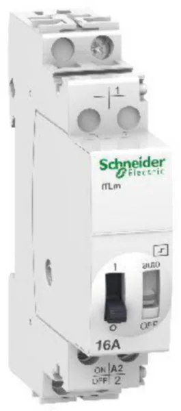 Sysäysrele Schneider Electric Acti 9 itsepitävä/keskitettyohj ITLM ITSEPITÄVÄOH 16A 1S 230VA