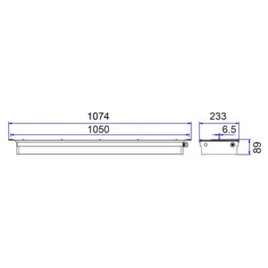 Teollisuusvalaisin I-Valo Dora LED - SULJETTU TEOLL VAL I-VALO DORA DO40-M3400-CB IP64 122W