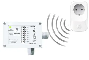 Kellokytkin digitaalinen Taelek - KELLOKYTKIN DIGITAALINEN ECODE TSENSE 3PHASE IP44 3X8A A