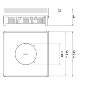 Lattiarasia Hager Electraplan.VE-EE Q12 RST - LATTIARASIA ELECTRAPLAN.VE-EE Q12 RST 243X243 KP 25MM 20KN