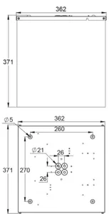 Opastevalaisin Teknoware Opas kuutio - OPASTEVALAISIN OPAS KUUTIO TWK6353WM 230V IP20