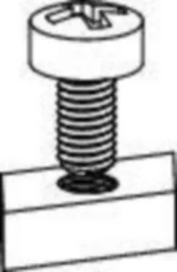 Suunnikasmutteri+ruuvi Systemal Presto - ASENNUSTARVIKE SYSTEMAL PRESTO NPB06 SUUNNIKASMUTT.+RUUVI