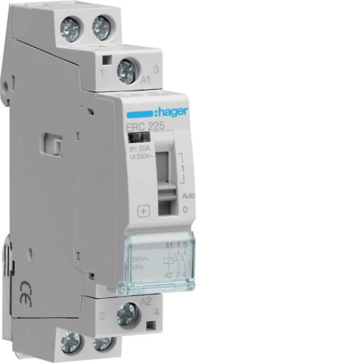 Välirele Hager - VÄLIRELE HAGER ERC225 2s 25A k.230V