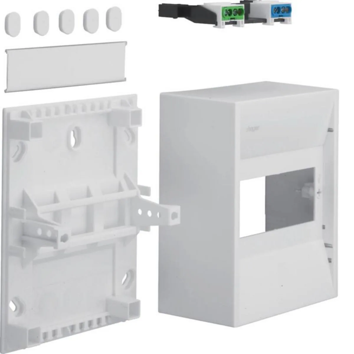 Minikotelo Hager Gamma IP30 - MODUULIKOTELO PINTA PS GAMMA GD106N 6-MOD. IP30