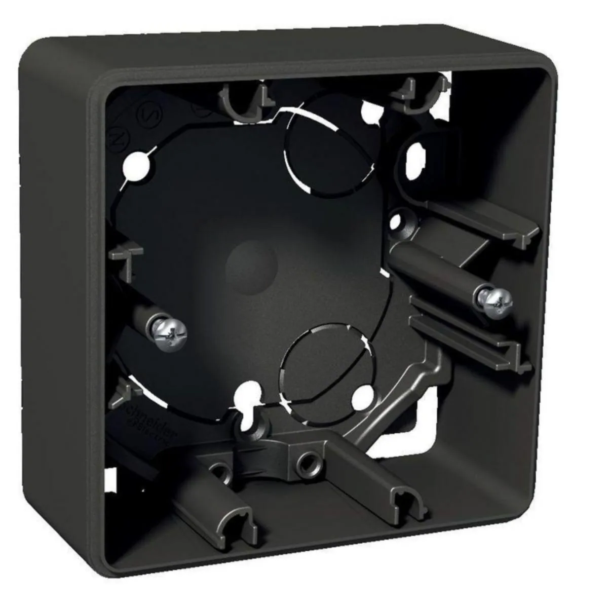 Pintakehykset Schneider Electric Exxact 1-PINTAKOJERASIA 35 MM ANT – antrasiitti