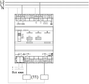 Valonsäädin KNX Hager KNX easy - VALONSÄÄDIN KNX KNX EASY TXA662AN 2X300W RLCPD DIN