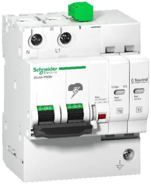Ylijännitesuoja PJ-verkko Schneider Electric Acti 9 Iquick KIINTEIS ACTI9 PRD40R 1P HÄL
