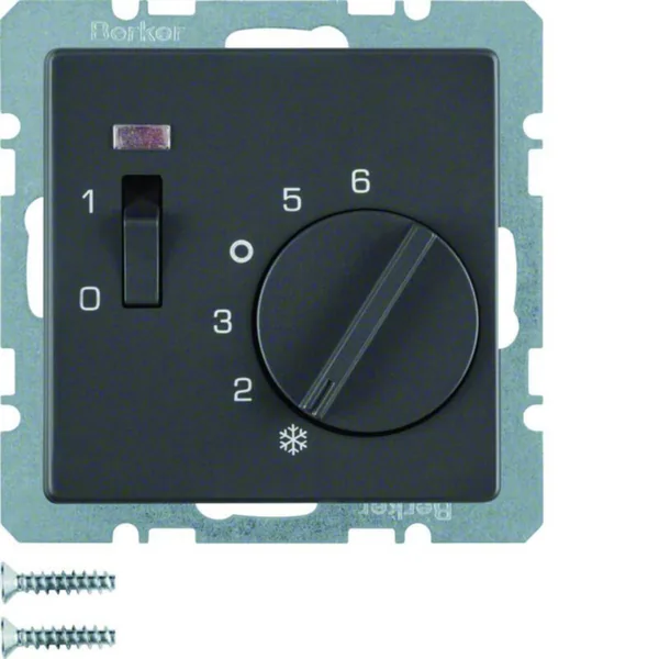 Huonetermostaatti Hager Q.1 5/30 1A 10A KYTK/MV ANT