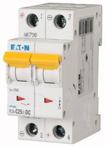 Johdonsuojakatkaisija Eaton Xpole PLS6-C25/2-DC-MW