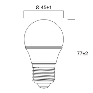 Pienoislamppu Sylvania ToLEDo Ball - PIENKUPULAMPPU SYLVANIA 4,2W/865 470LM E27 OP