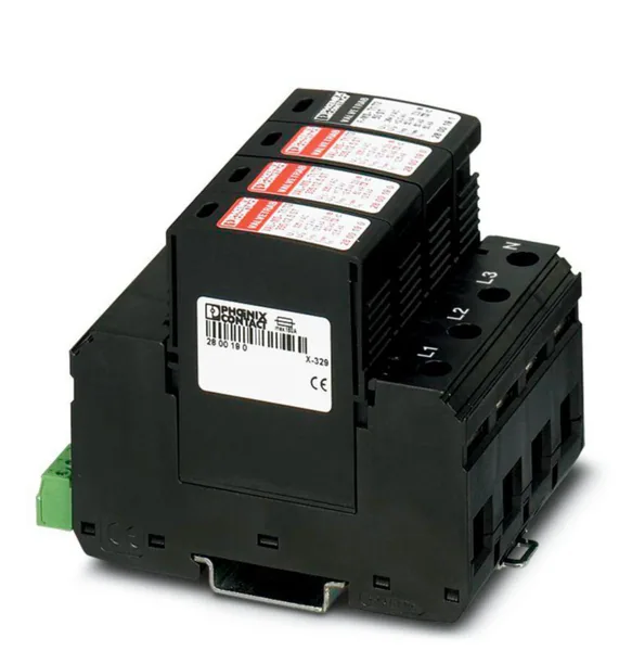 Ylijännitesuoja PJ-verkko VAL-MS-T1/T2 Phoenix Contact 335/12.5/3+1-FM
