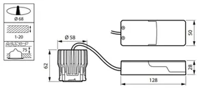 Led-moduuli Philips CoreLine - ALASVALO CORELINE LED-MODUULI 720LM 827 7.2W