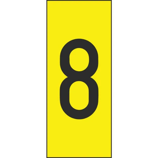 Merkintäkilpi Hammarprodukter H50 numerot 8