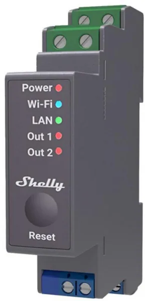 Shelly Pro -releet OHJELMOITAVA RELE 2