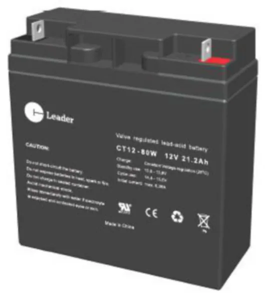 Suljettu lyijyakku (AGM) UPS-käyttöön CT-Leader CT12-80W 12V/21.2AH (C20) T12