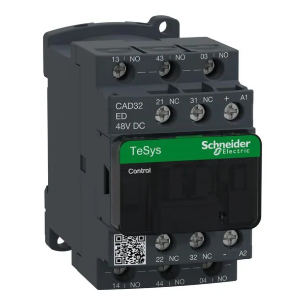 Apukontaktori Schneider Electric TeSys CAD32ED, 5S+0A, 48V DC