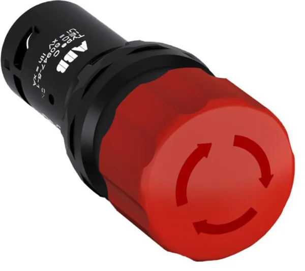 Hätä-/seis-painike ABB Compact CE3P-10R-11 PU 30mm VET 1A+1S