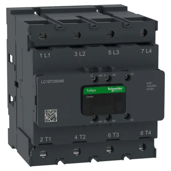 Kontaktori Schneider Electric TeSys KTKRI200A 100-250V ACDC KKENKÄ