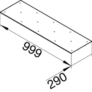 Lattiakanavan kansi Hager tehalit.BKG - LATTIAKANAV. KANSI TEHALIT.BKG BKG FE 300X1000MM SYV. UMPI ZN