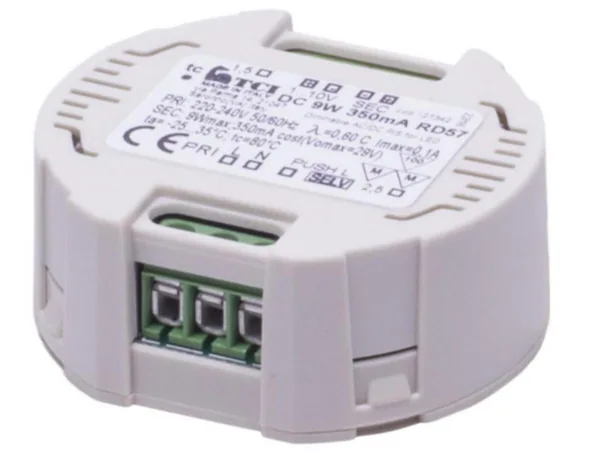 LED-liitäntälaite SAAS Highline Driver 350mA, LED DRIVER 350MA/9W/DIM/IP20/R