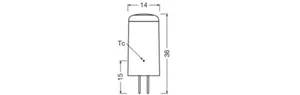 Pienoislamppu Ledvance Performance Special PIN - PIENOISLAMPPU LEDVANCE PIN 2,2W/827 300LM G4 CL