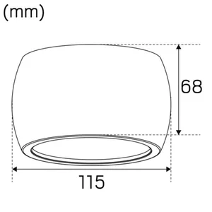 Alasvalo Hide-a-lite Globe G2 Surface - PINTA-/RIPUSTUSVALAISIN GLOBE2 GLOBE G2 SURFACE MUSTA 3000K