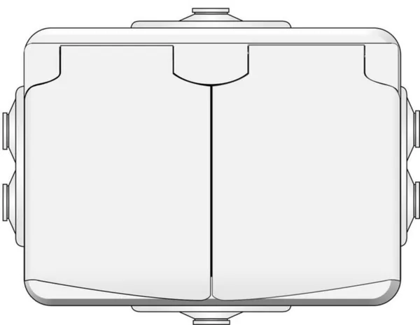 Pistorasia Norwesco AquaBest 2S/16A/250V/IP44 PPR 0X VAL