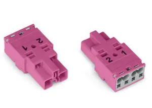 Urosliitin 2-nap Winsta Midi Wago - PISTOLIITIN WINSTA MIDI WAGO 770-292 2-NAP UROS PINKKI