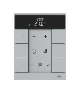Huonetermostaatti ABB-free@home - HUONETERMOSTAATTI ABB FREEHOME 6-OS T ALU