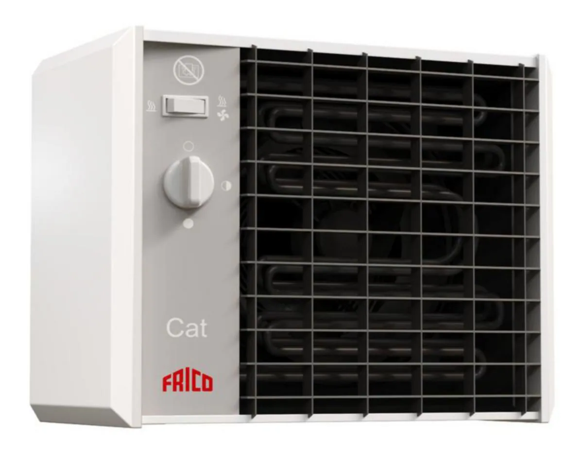 Lämpöpuhallin kiinteä Cat Frico C9N 9kW 400V K 315x405 IP44