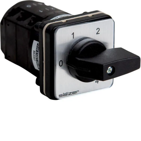 Nokkakytkin askel Sälzer P220 0-1-2-3-4 1N 20A 4-PISTE