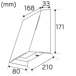Seinävalaisin ulko Hide-a-lite Edge XL - SEINÄVALAISIN ULKO EDGE EDGE XL VALKOINEN 3000K