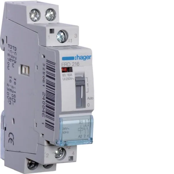 Välireleet Hager, ERD216 2s 16A k.24VAC
