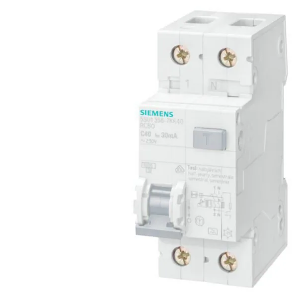 Vikavirtasuojakytkin Siemens Sentron 5SU