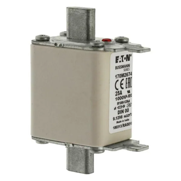 Kahvasulake Bussmann erikoisnopea kahva 0 170M2674 1000V 25A 00