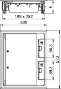 Lattiarasia OBO UFS GES4-6 - LATTIARASIA UFS GES6 U, 9-MOD, PA, HAR