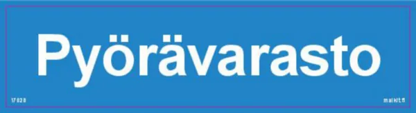 Merkintätarra Malkit Kiinteistö Pyörävarasto 200x50